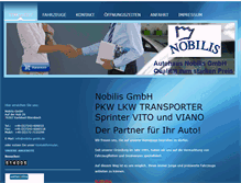 Tablet Screenshot of nobilis-gmbh.de